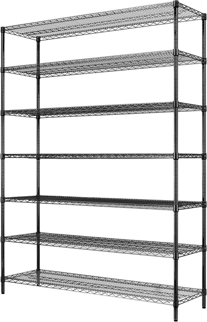 Finnhomy 4200LBS 7-Tier Wire Shelving Unit Adjustable Steel Wire Rack, Pantry - Image 7