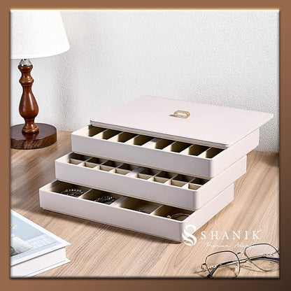 Shanik Stackable Jewelry Tray Organizers, Cute Designer Storage - Image 2