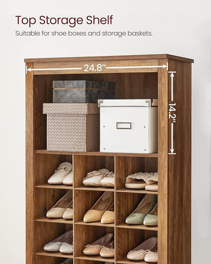 VASAGLE Shoe Storage Cabinet, 10 Tier Shoe Rack Organizer, Holds Up to 30 Pairs - Image 8