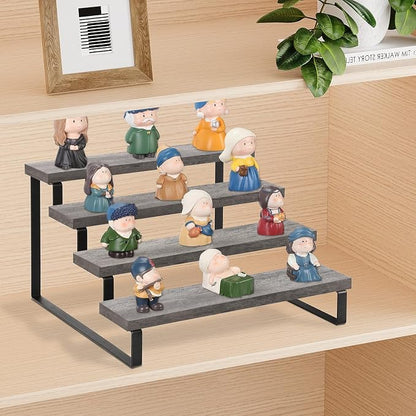 YINMIT Wooden Display Riser Stand, Tiered Perfume and Cologne Organizer Stand - Image 3