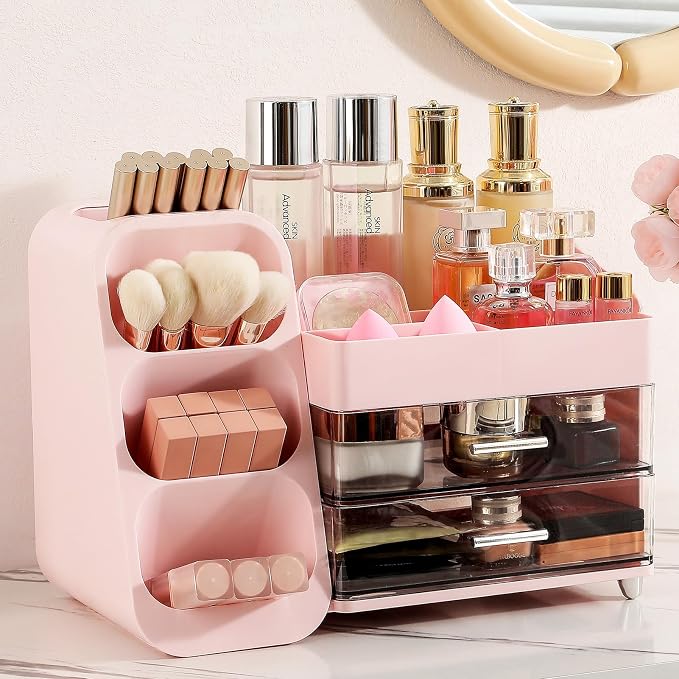 Aveniee Makeup Organizer with Drawers, Vanity Organizer by Aveniee