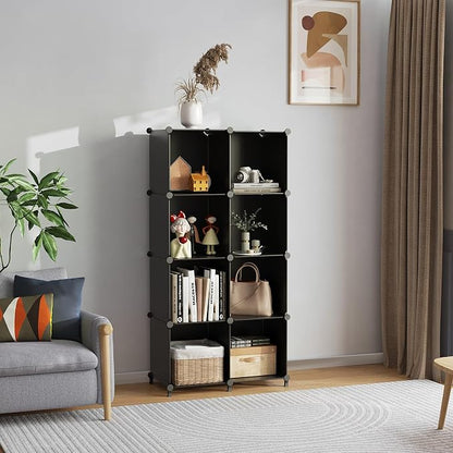 AWTATOS 8 Cube Storage Organizer, Closet Organizer Storage Shelf, Bookcase - Image 2