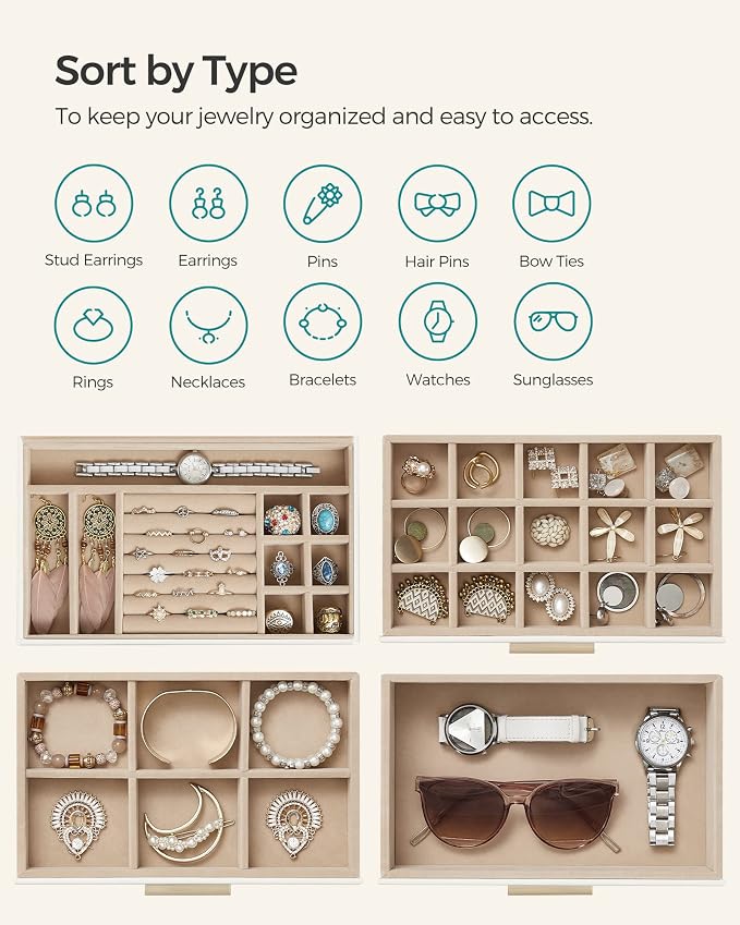 SONGMICS Jewelry Box Organizer - Image 3
