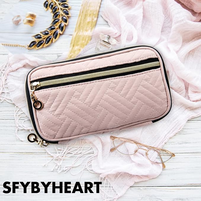 SFYBYHEART Travel Jewelry Organizer Case, Jewelry Travel Bags - Image 6