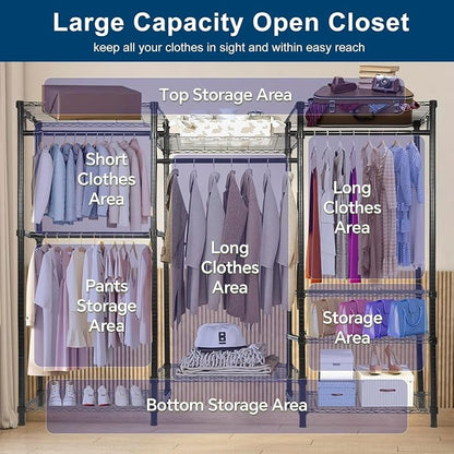 Whitmor Modern Industrial Wardrobe - Image 3