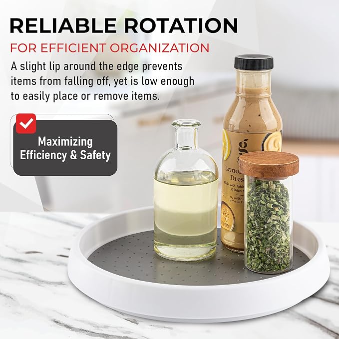 Oizeir 10 Inch Lazy Susan Set of 4 - Image 3