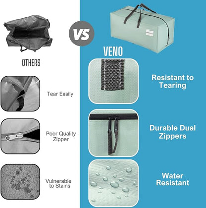 VENO 8 Pack Moving Bags w/Backpack Straps, Heavy Duty, Moving Boxes Alternative - Image 4
