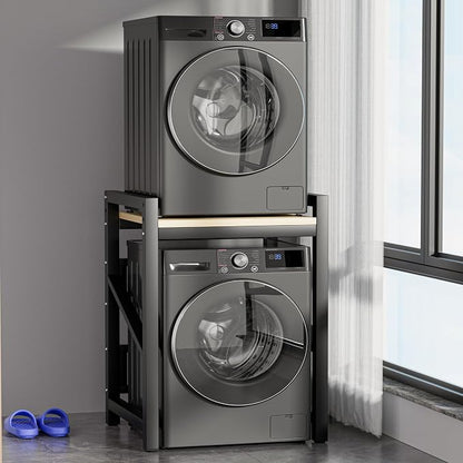 Over The Washer and Dryer Storage Shelf, Widen & 3 Height Adjustable Stacking by TTVACVX
