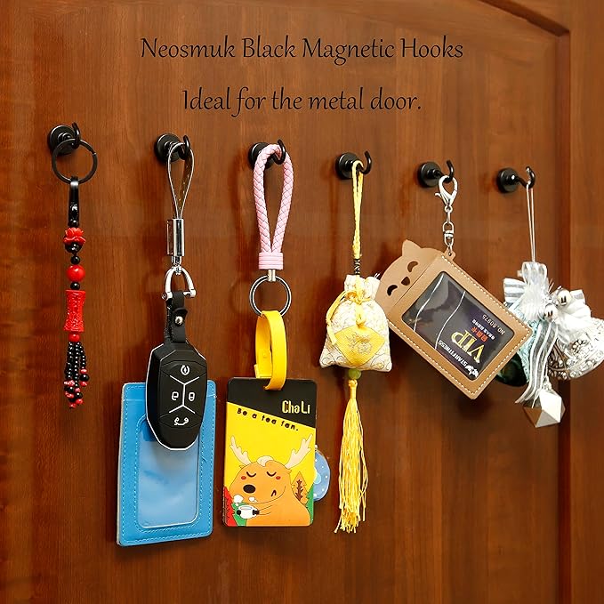 Neosmuk Magnetic Hooks, Heavy Duty 40lb+ Strong Magnet Hook - Image 4