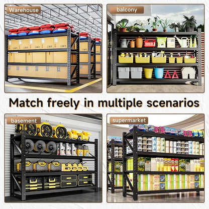 5000LBS Metal Garage Shelving Unit 71" W Storage Shelves Heavy Duty 4 Tier - Image 8