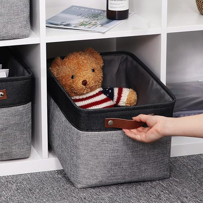HNZIGE Storage Basket Bins Large Collapsible Storage Baskets - Image 4