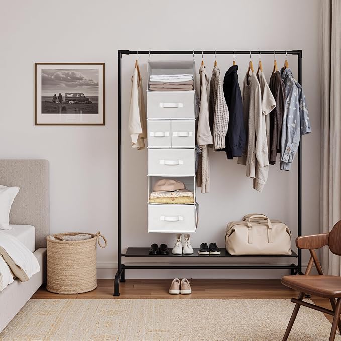 GRANNY SAYS Hanging Closet Organizer and Storage, 6 Shelf Clothes Organization - Image 2