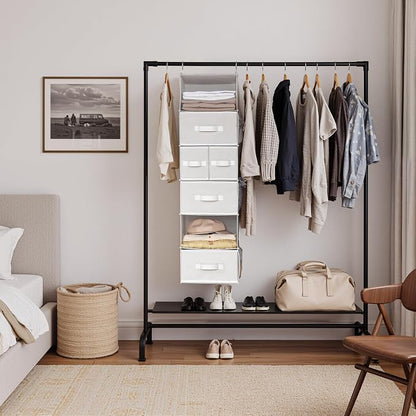 GRANNY SAYS Hanging Closet Organizer and Storage, 6 Shelf Clothes Organization - Image 2