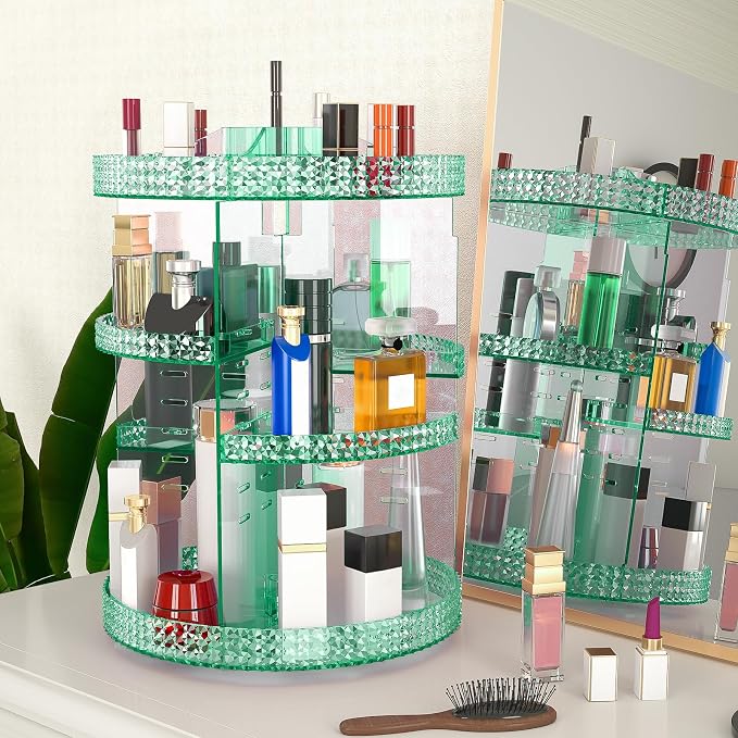 360 Degree Rotating Makeup Organizer, Extra Large Capacity Organizador De - Image 7