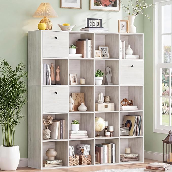 20 Cube Organizer Shelf, Storage Book Shelf, Freestanding Bookcase by Odeekea