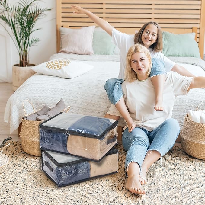 Fixwal 2pcs Small Comforter Storage Bags - Image 5