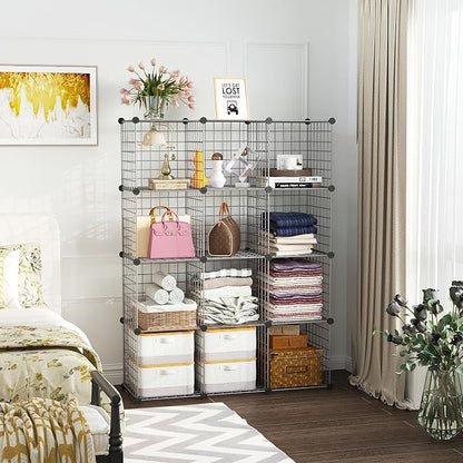 C&AHOME Wire Cube Storage, 12 - Image 2