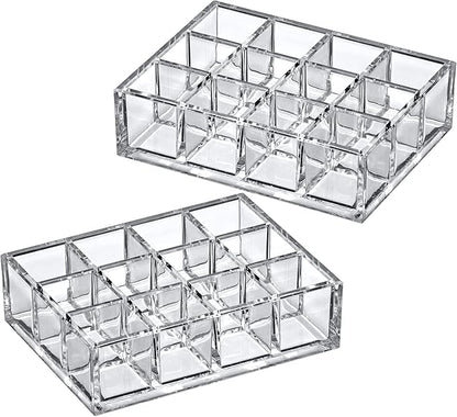 Amazing Abby - Allure - 2-Pack 12-Slot Acrylic Lipstick Organizer, Lipstick - Image 4