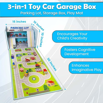 SAM AND MABEL Toy Car Garage Box - Image 4