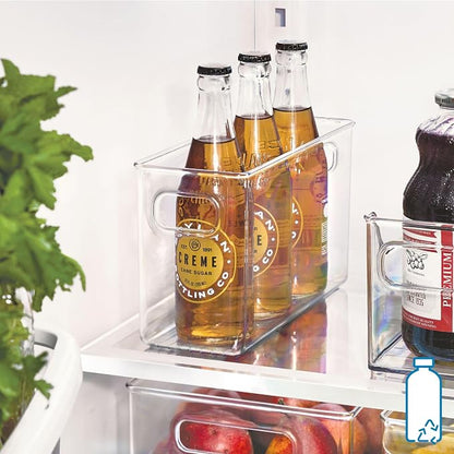iDesign Slim Clear Plastic Storage Bin, Tall Narrow | Organizer, - Image 5