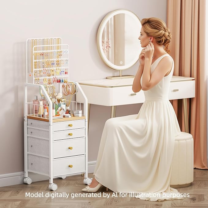 SWTYMIKI Jewelry Organizers and Storage- Multifunctional Stand Jewelry - Image 6