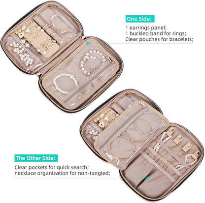 NISHEL Travel Jewelry Case, Holiday Organizer - Image 3
