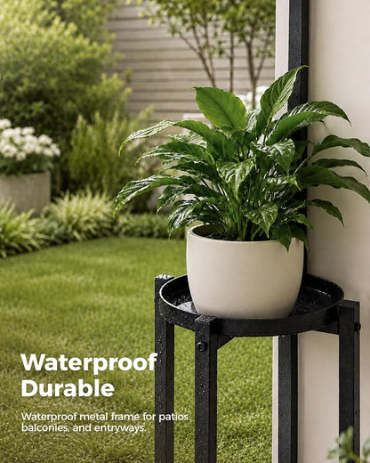 Bamworld Hanging Plant Stand Indoor Corner Tall Plant Shelf Outdoor - Image 5