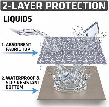 Drymate Premium Luxury Shelf & Drawer Liner, Thick Cushioned Fabric, - Image 9