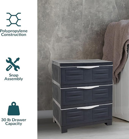 Sunnydaze 3-Tier Storage Cabinet - Image 4