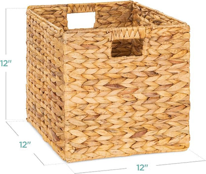 Best Choice Products 12x12in Hyacinth Baskets, Rustic Set Of 5 Multipurpose - Image 2