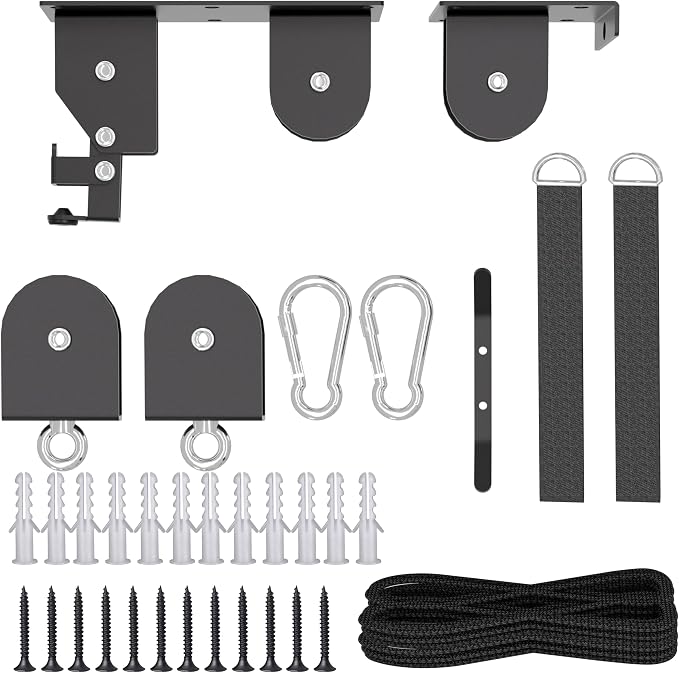 2 Pack Bike Hoist, Heavy Duty Ebike Lift Pulley System - Image 8