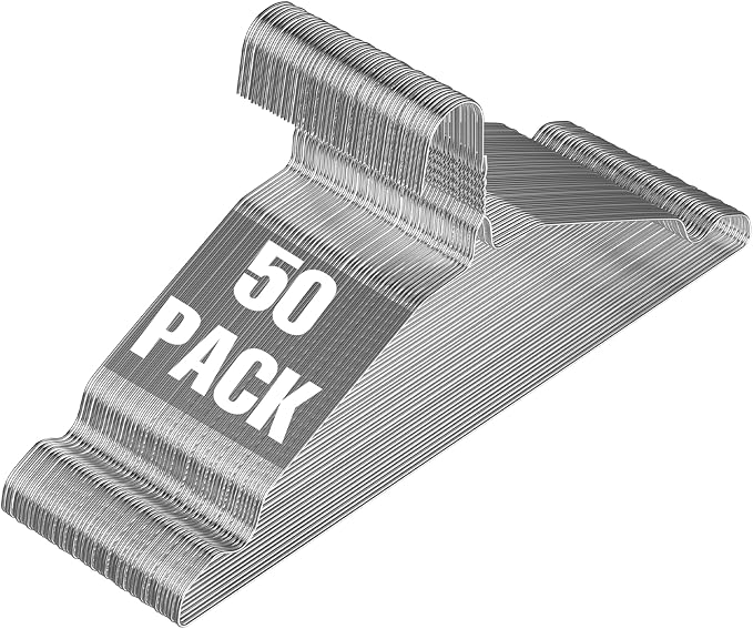 SPECILITE Wire Hangers 50 Pack, Metal Wire Clothes Hanger Bulk by SPECILITE