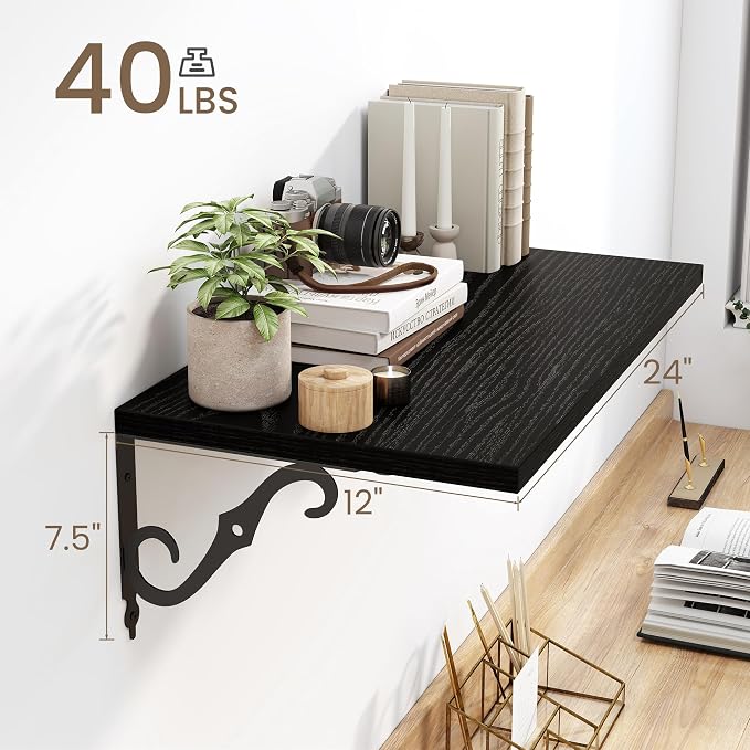 Floating Shelves for Wall, 12 Inch Deep Floating Shelf - Image 3