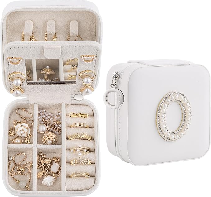 Birthday Gifts For Women, Initial Jewelry Box, Travel Jewelry Case, Gifts for by Unknown