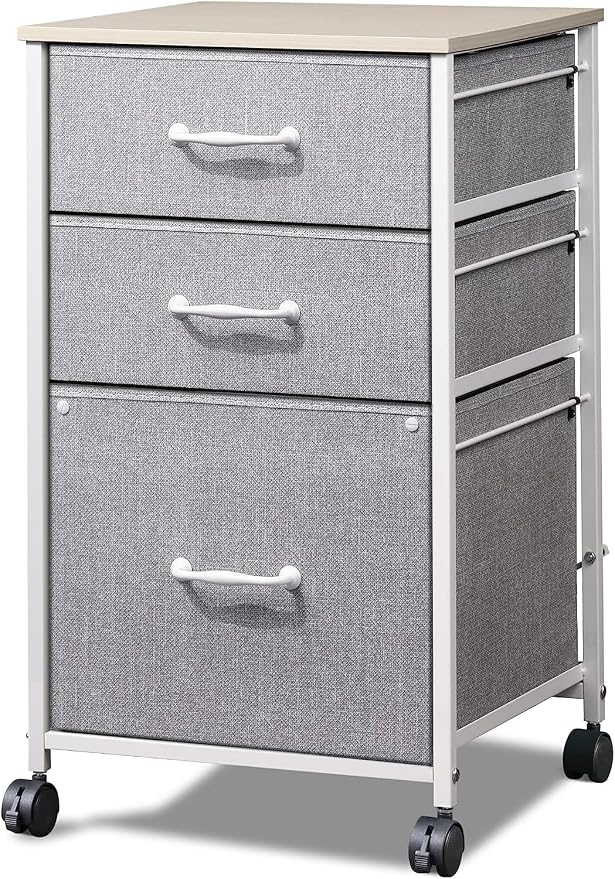 DEVAISE Mobile File Cabinet, Rolling Printer Stand by DEVAISE