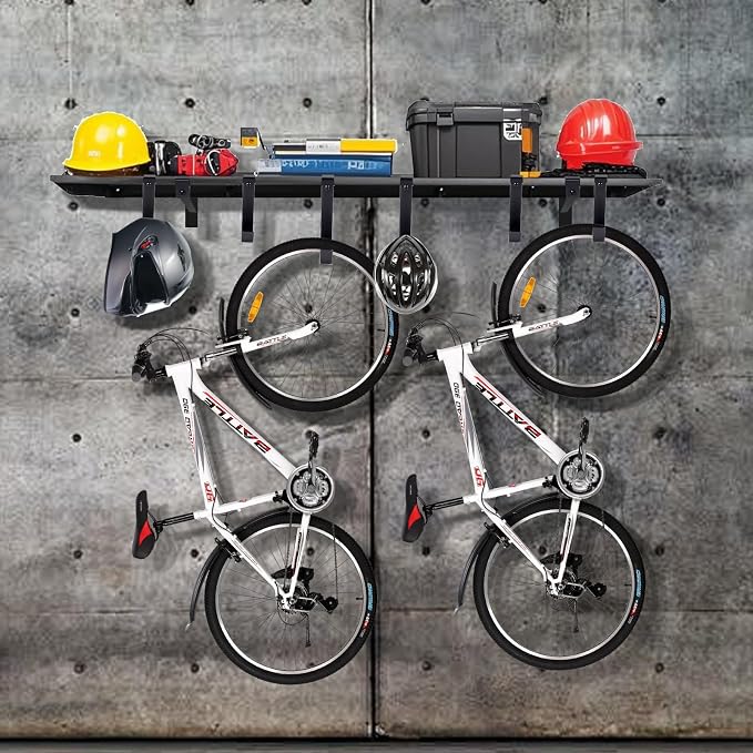 Garage Wall Shelving, 2X4ft Garage Storage Rack, Heavy Duty Wall Mounted - Image 6