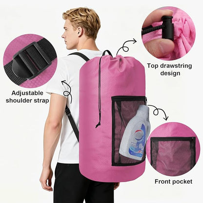 Laundry Bag Backpack Durable Laundry Bag - Image 3