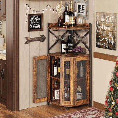 JKsmart Corner Bar Cabinet - Image 2