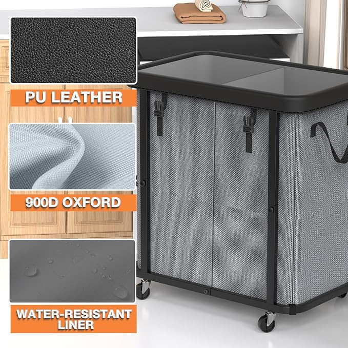 190L Large Fashion Laundry Basket - Image 2