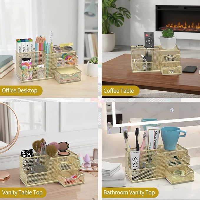 Mesh Desk Organizer, Pen Organizer - Image 6