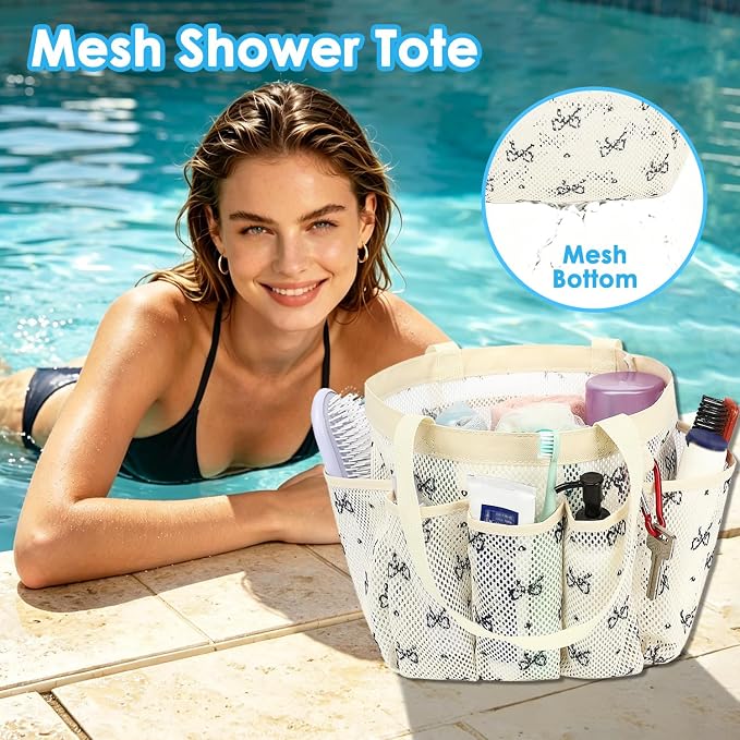 Fammart Mesh Shower Caddy Portable - Image 3