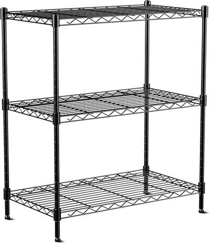 3-Tier Wire Shelf Rack, Wire Metal Shelving by Vanzbon