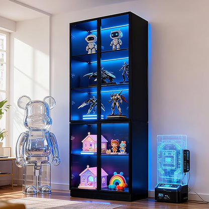 79'' Tall Glass Display Cabinet by WildhomeYourHomeFurnishingSolution