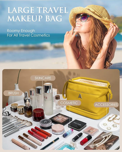 Gift Ideas for Mom, Initial Makeup Bag, Travel Gifts, Personalized Bags - Image 2
