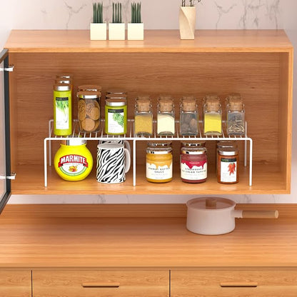 Redrubbit 4-Piece Expandable Metal Rustproof Storage Shelf Rack, Kitchen - Image 5