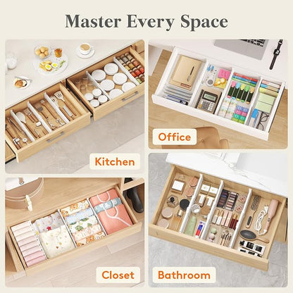 Lifewit Drawer Dividers for Clothes, 3.2" High 10.5"-16.5" Expandable Dresser - Image 11