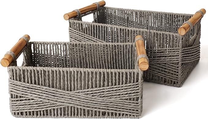 LA JOLIE MUSE Wicker Storage Baskets by LaJol%C3%ADeMuse