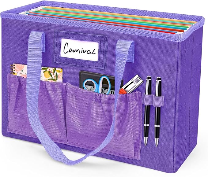 abcxgood Desktop File Organizer Box, Collapsible Hanging Filing Box, Home by abcxgood