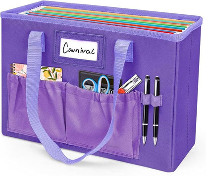 abcxgood Desktop File Organizer Box, Collapsible Hanging Filing Box, Home by abcxgood