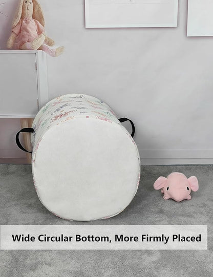 QUEENLALA Large Storage Basket, Laundry Hamper/Bathroom/Home Decor/Collapsible - Image 7